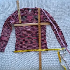 Vintage Y2K Jones New York Space Dye Lightweight Cashmere Crew Neck Sweater